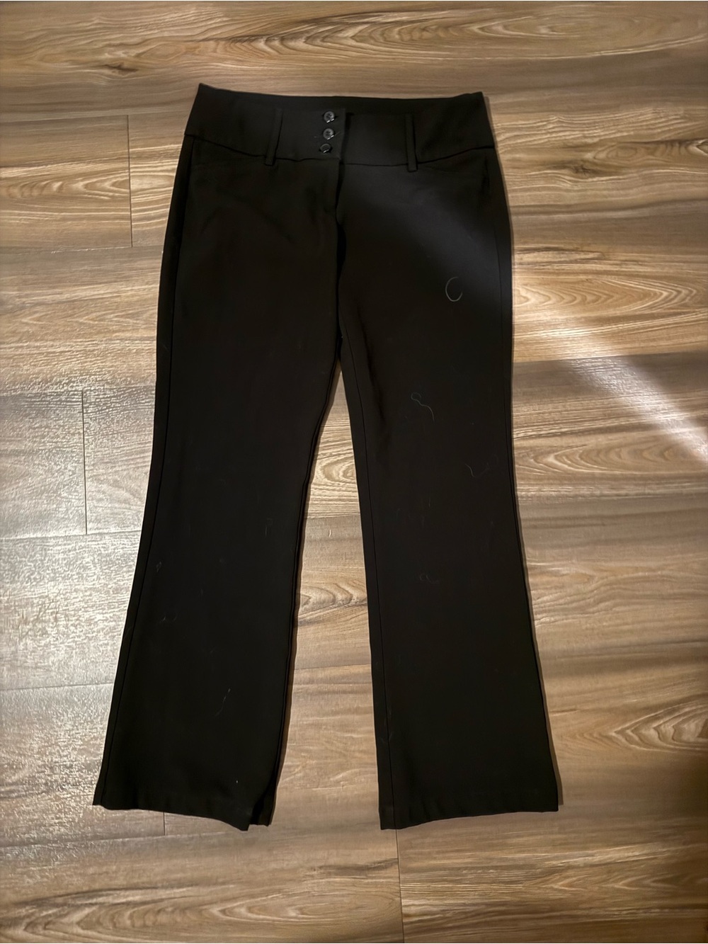 Joe Benbasset Black Bootcut Dress Pants
